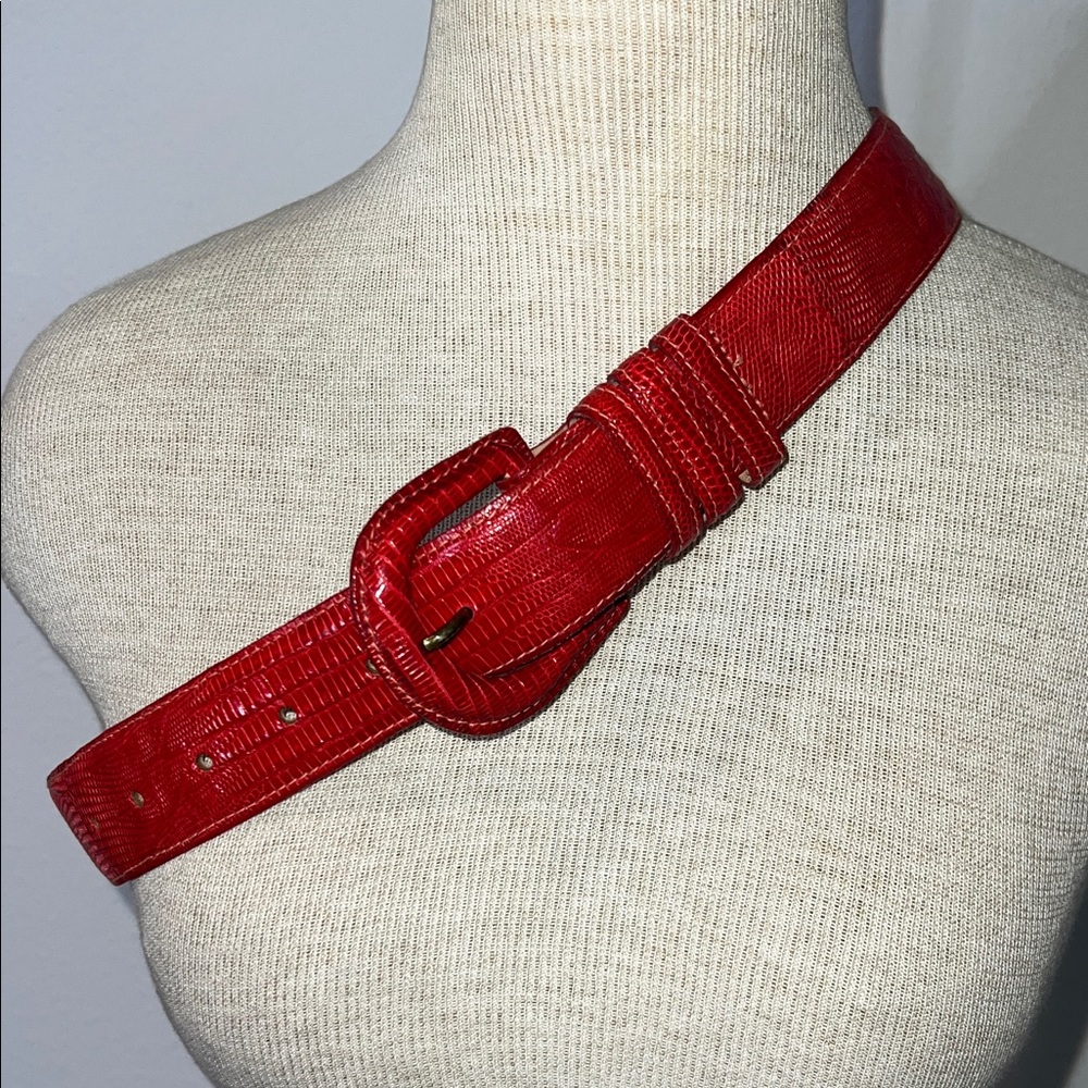 Neiman Marcus Genuine Lizard Belt